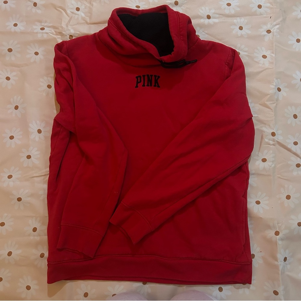 Red vs pink sweatshirt